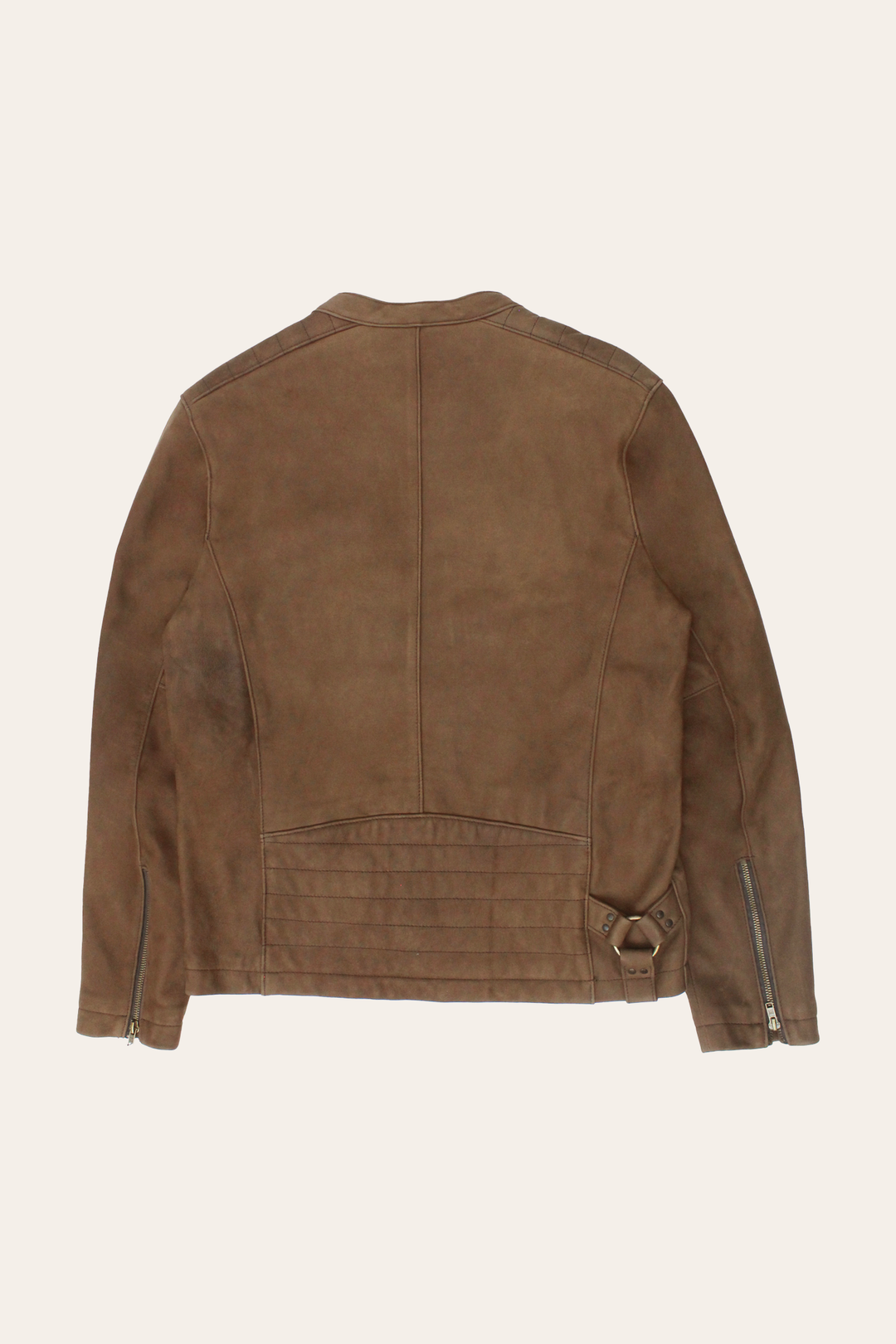 Frye Discount - Men’s Tobacco Desert Racer Leather Jacket