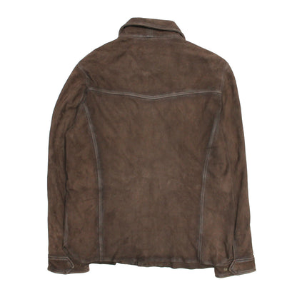 Frye Deals - Men’s Dark Brown Brody Suede Shacket