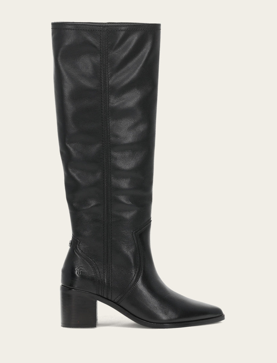 Frye Great Value - Women's Black Sadie Softy Tall Booties