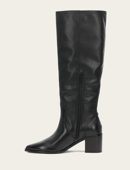 Frye Great Value - Women's Black Sadie Softy Tall Booties
