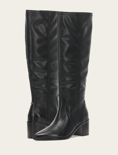 Frye Great Value - Women's Black Sadie Softy Tall Booties