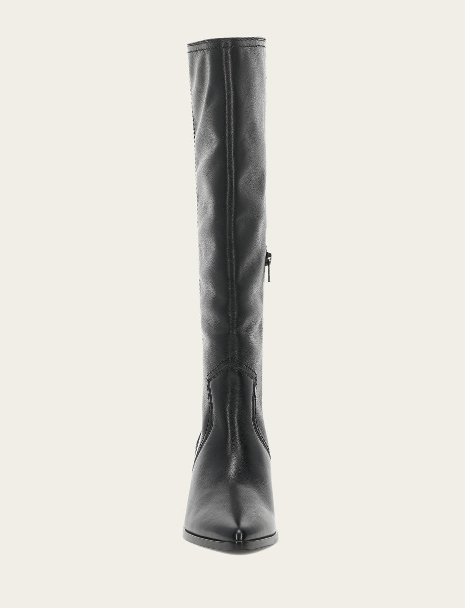 Frye Great Value - Women's Black Sadie Softy Tall Booties