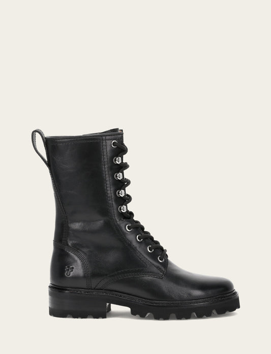 Frye Trending - Women's Black Olivia Combat Boots