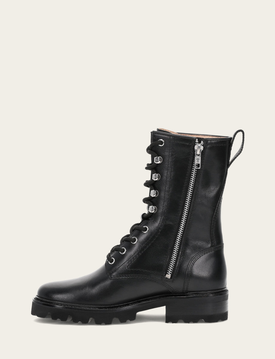 Frye Trending - Women's Black Olivia Combat Boots
