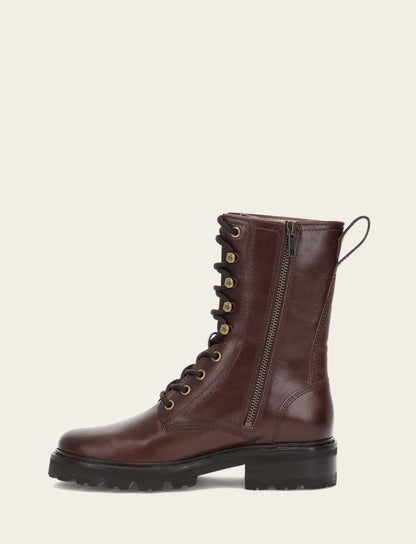 Frye Special Offer - Women's Bourbon Olivia Combat Boots