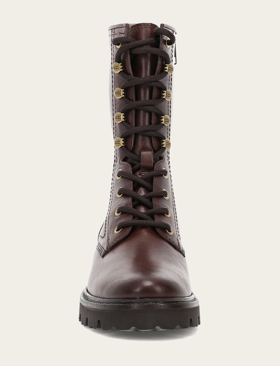 Frye Special Offer - Women's Bourbon Olivia Combat Boots