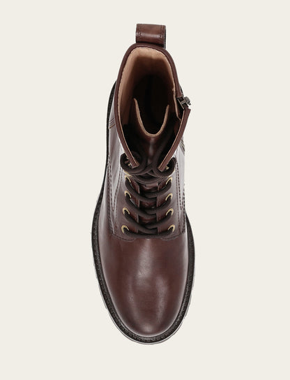 Frye Special Offer - Women's Bourbon Olivia Combat Boots