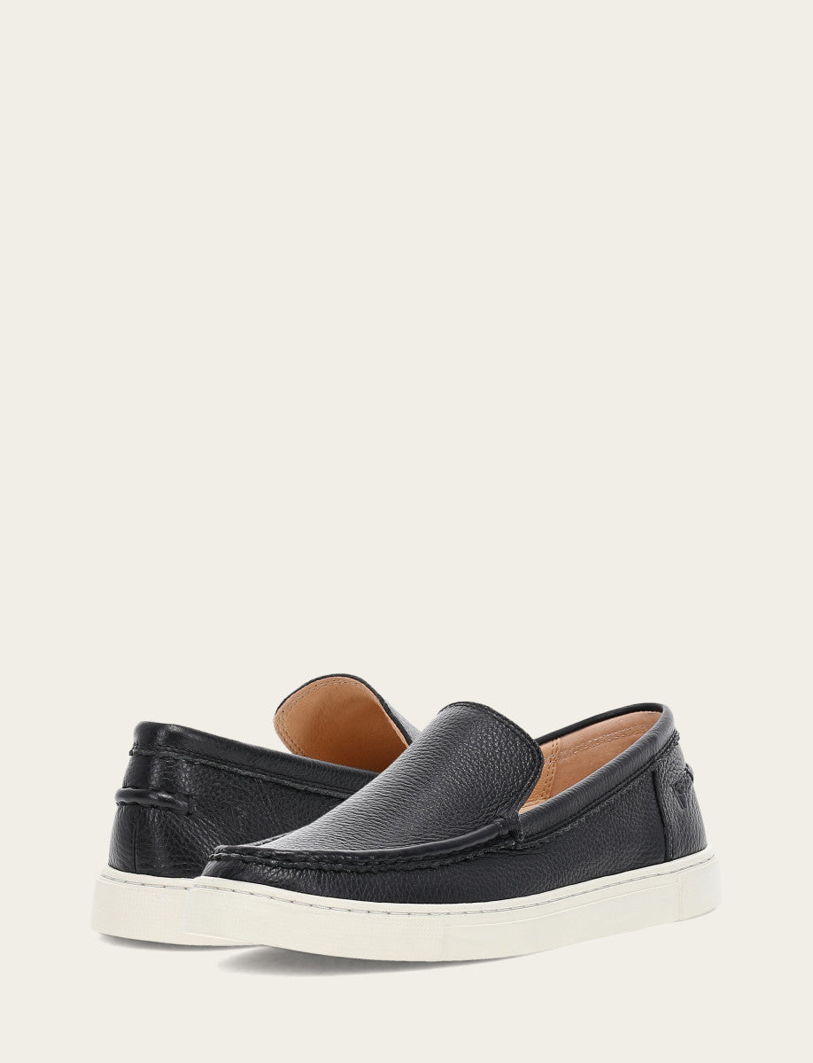 Frye Featured - Women's Black Ivy Venetian Loafers