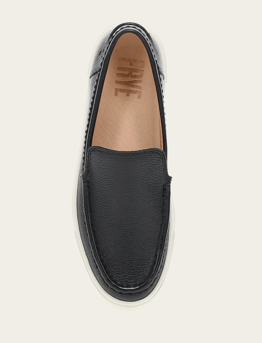 Frye Featured - Women's Black Ivy Venetian Loafers