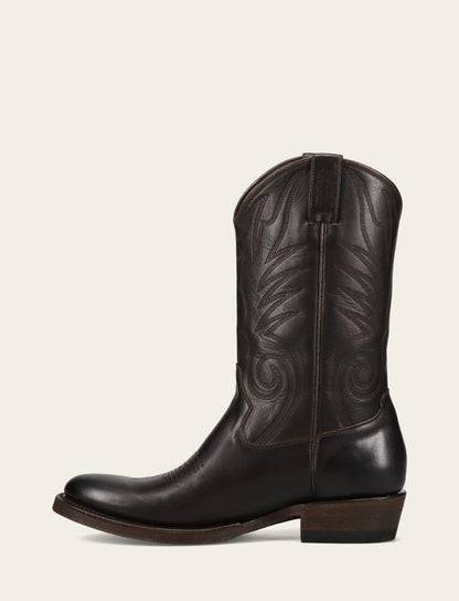 Frye Exclusive - Men's Chocolate Grady Vintage Stitch Western Boots