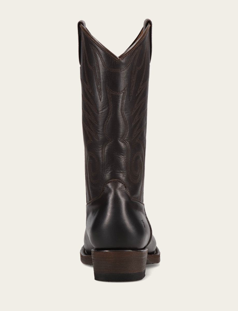 Frye Exclusive - Men's Chocolate Grady Vintage Stitch Western Boots