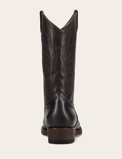 Frye Exclusive - Men's Chocolate Grady Vintage Stitch Western Boots